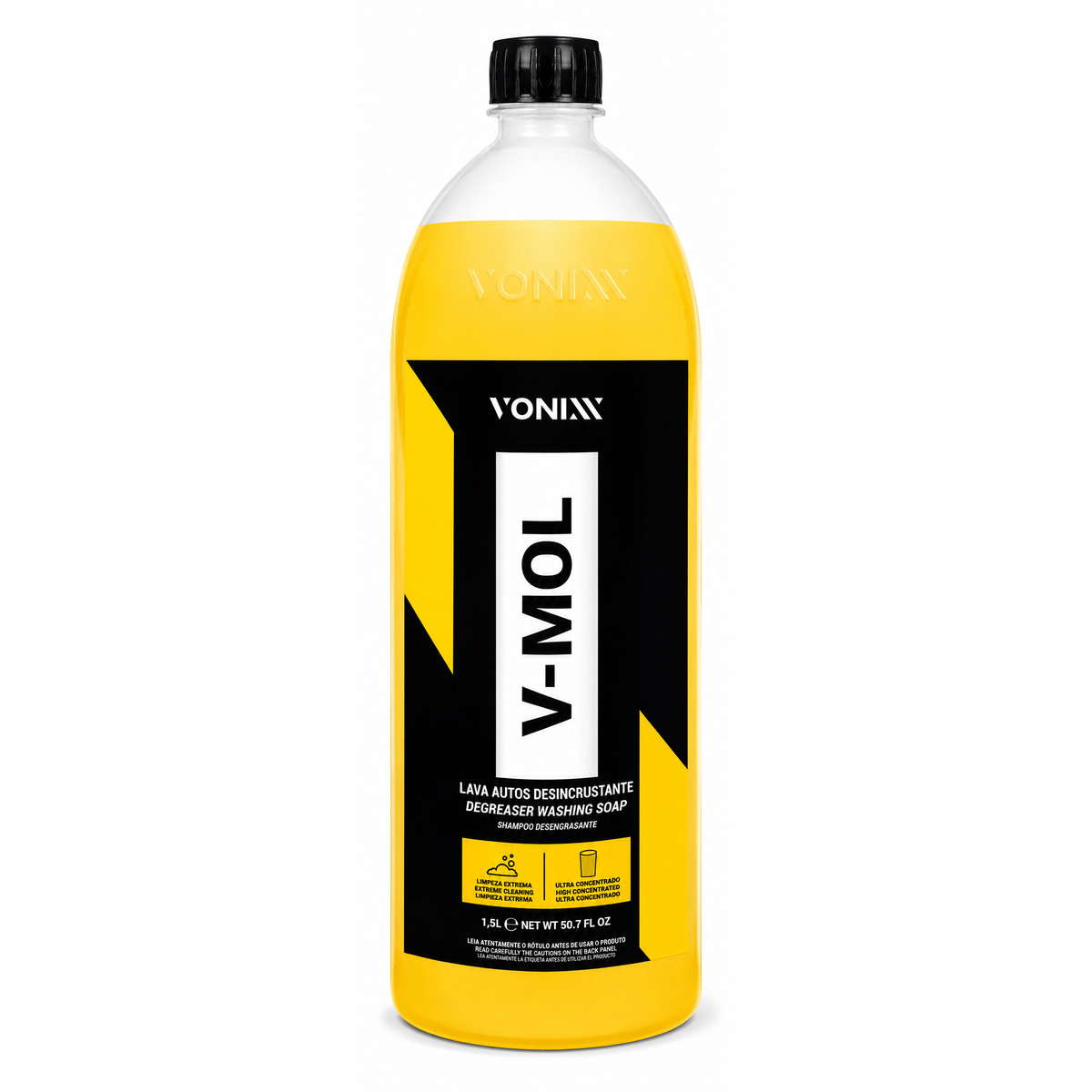 V-MOL Shampoo Desengraxante Lavagem Automotiva Vonixx 1,5Lt