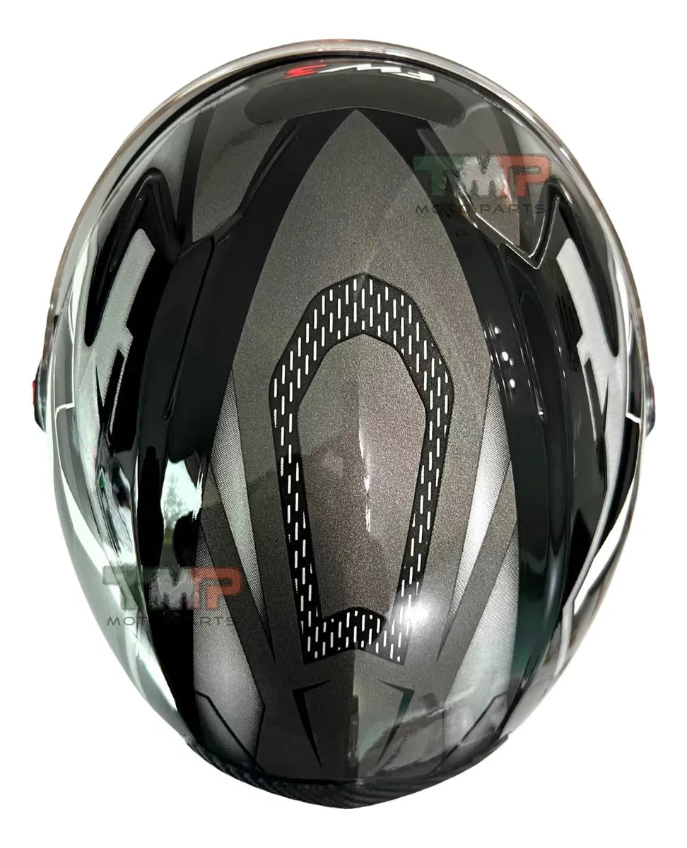 Capacete GTX Fox FW3 com Óculos Solar Interno e Narigueira | Segurança e Conforto para Moto