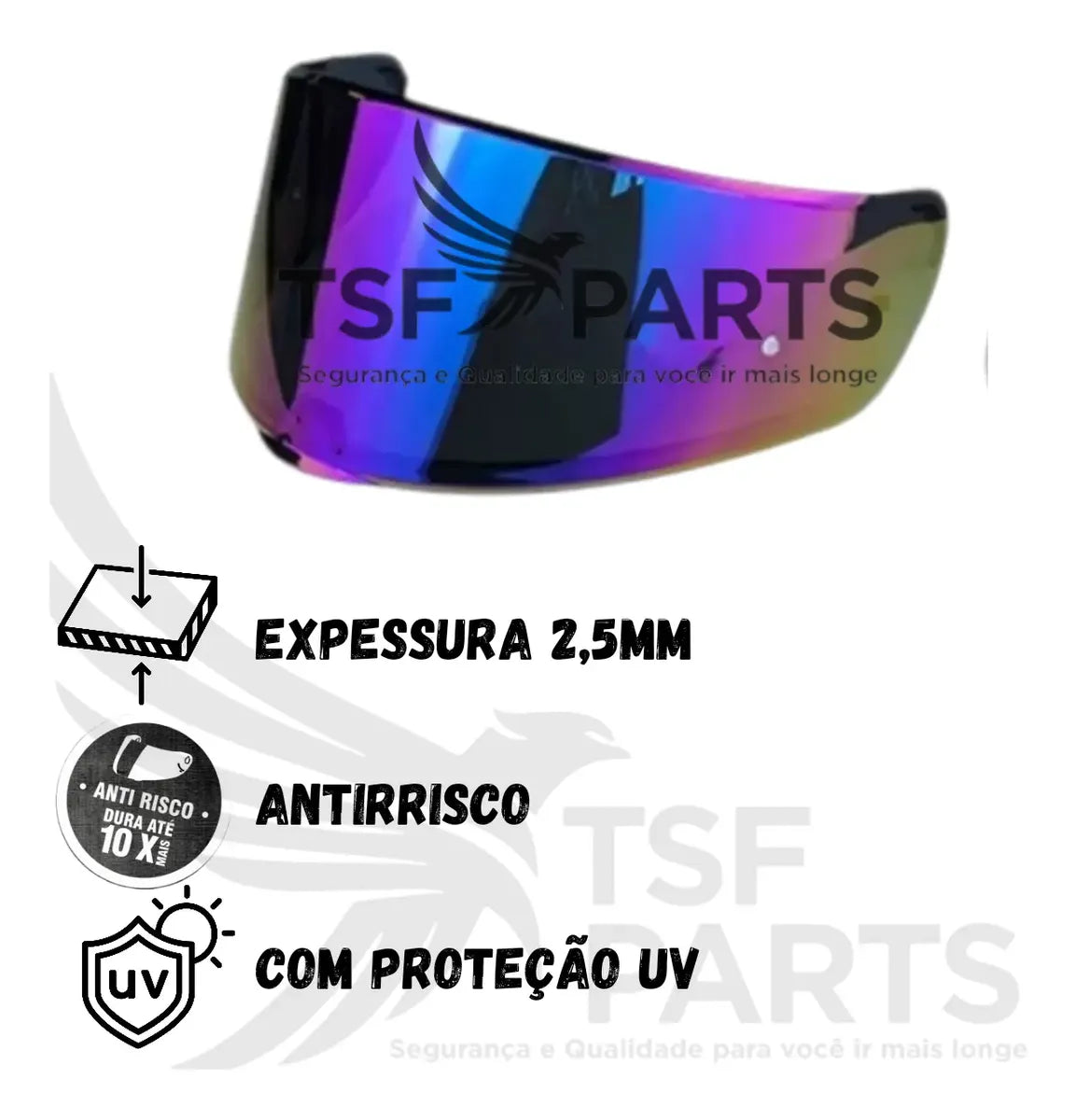 Viseira Camaleão Fotocromática Norisk FF302 Soul Países Espelhada Dia e Noite