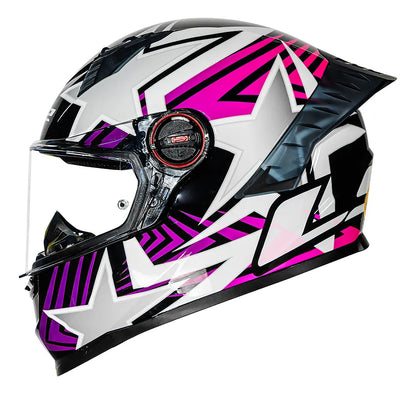 Capacete LS2 Classic Pro Estellar Rosa Tamanho 54 | Segurança, Conforto e Estilo Feminino