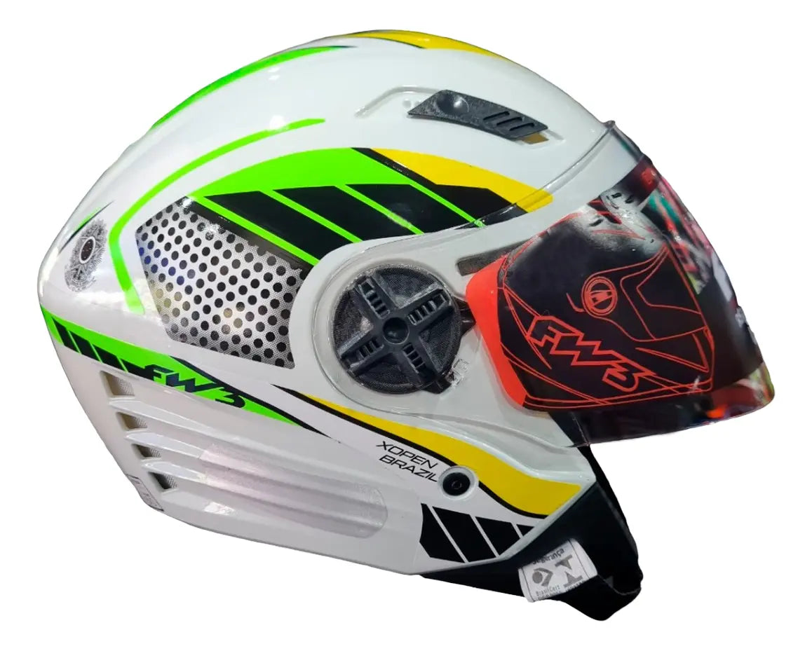 Capacete Aberto Fw3 X Open Países