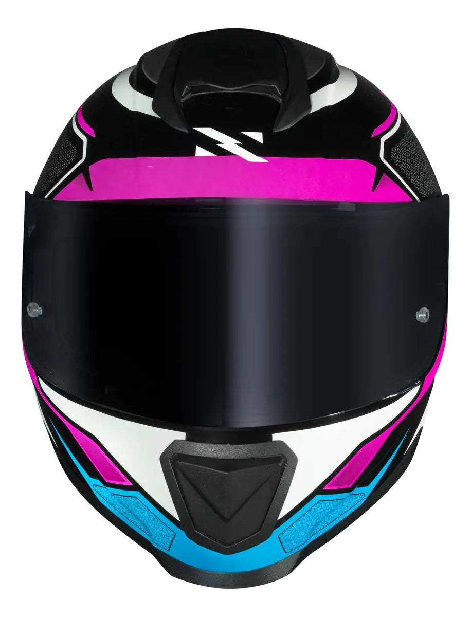 Capacete Norisk Razor Speed Max Rosa e Branco Tamanho 56 | Masculino e Feminino com Design Esportivo