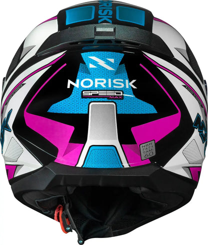 Capacete Norisk Razor Speed Max Rosa e Branco Tamanho 56 | Masculino e Feminino com Design Esportivo