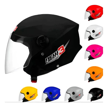 Capacete Aberto Pro Tork New Liberty 3 com Viseira | Segurança, Conforto e Leveza para Motociclistas