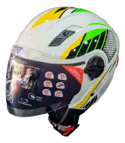 Capacete Aberto Fw3 X Open Países