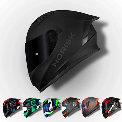 Capacete Norisk Flow Com Viseira Extra + Spoiler | Novas Cores