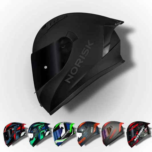 Capacete Norisk Flow Com Viseira Extra + Spoiler | Novas Cores