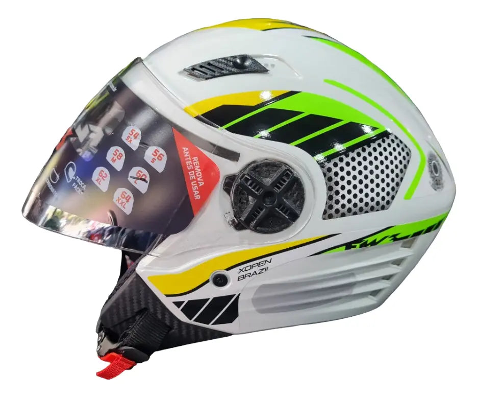 Capacete Aberto Fw3 X Open Países