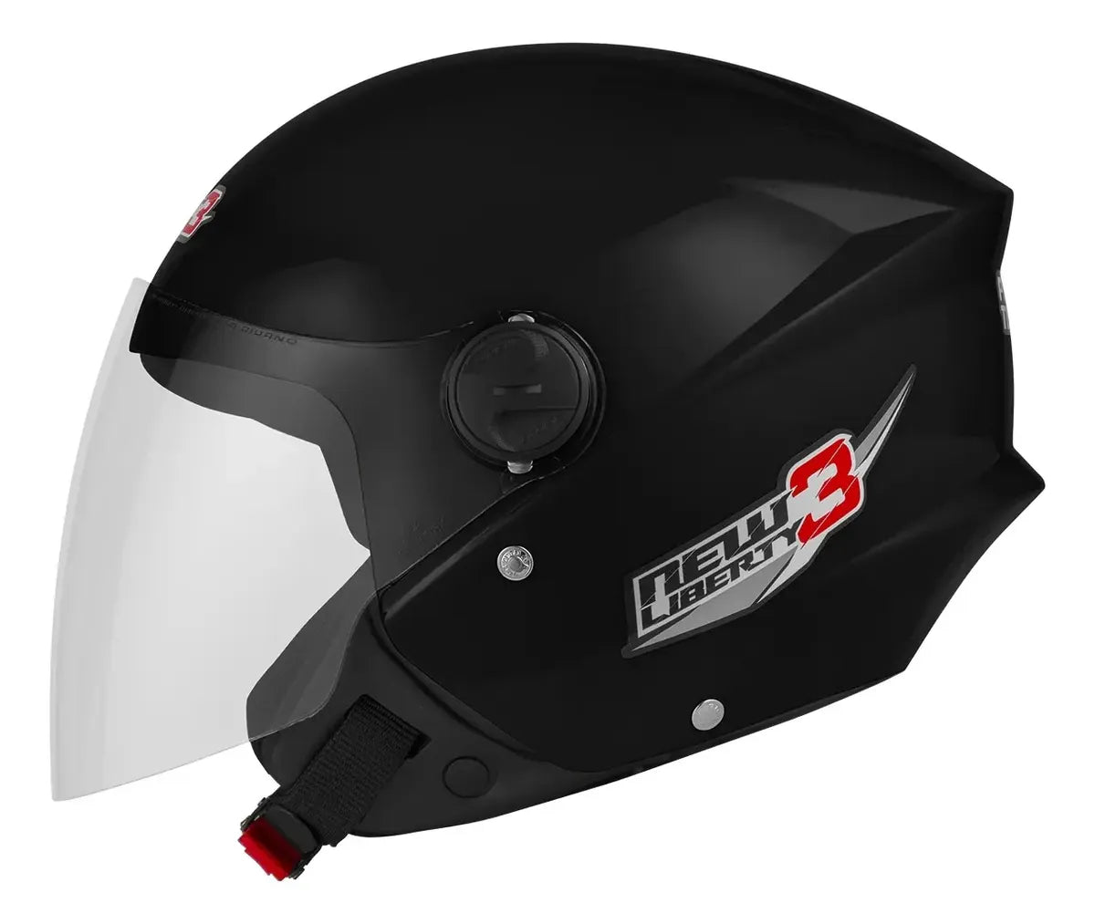 Capacete Aberto Pro Tork New Liberty 3 com Viseira | Segurança, Conforto e Leveza para Motociclistas