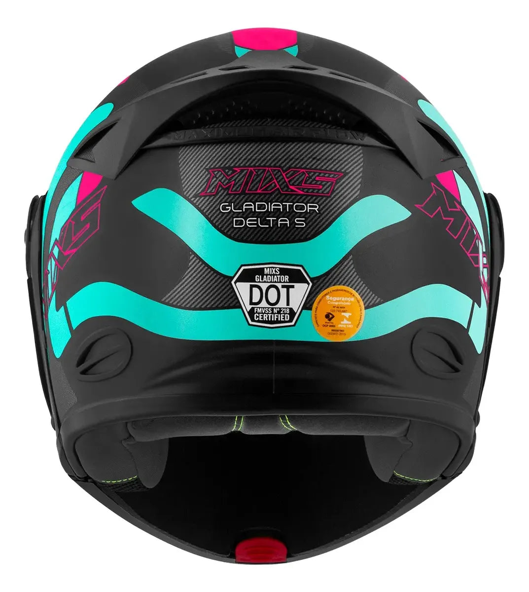 Capacete Robocop Escamoteável Mixs Gladiator Delta | Modular Fechado com Viseira Interna