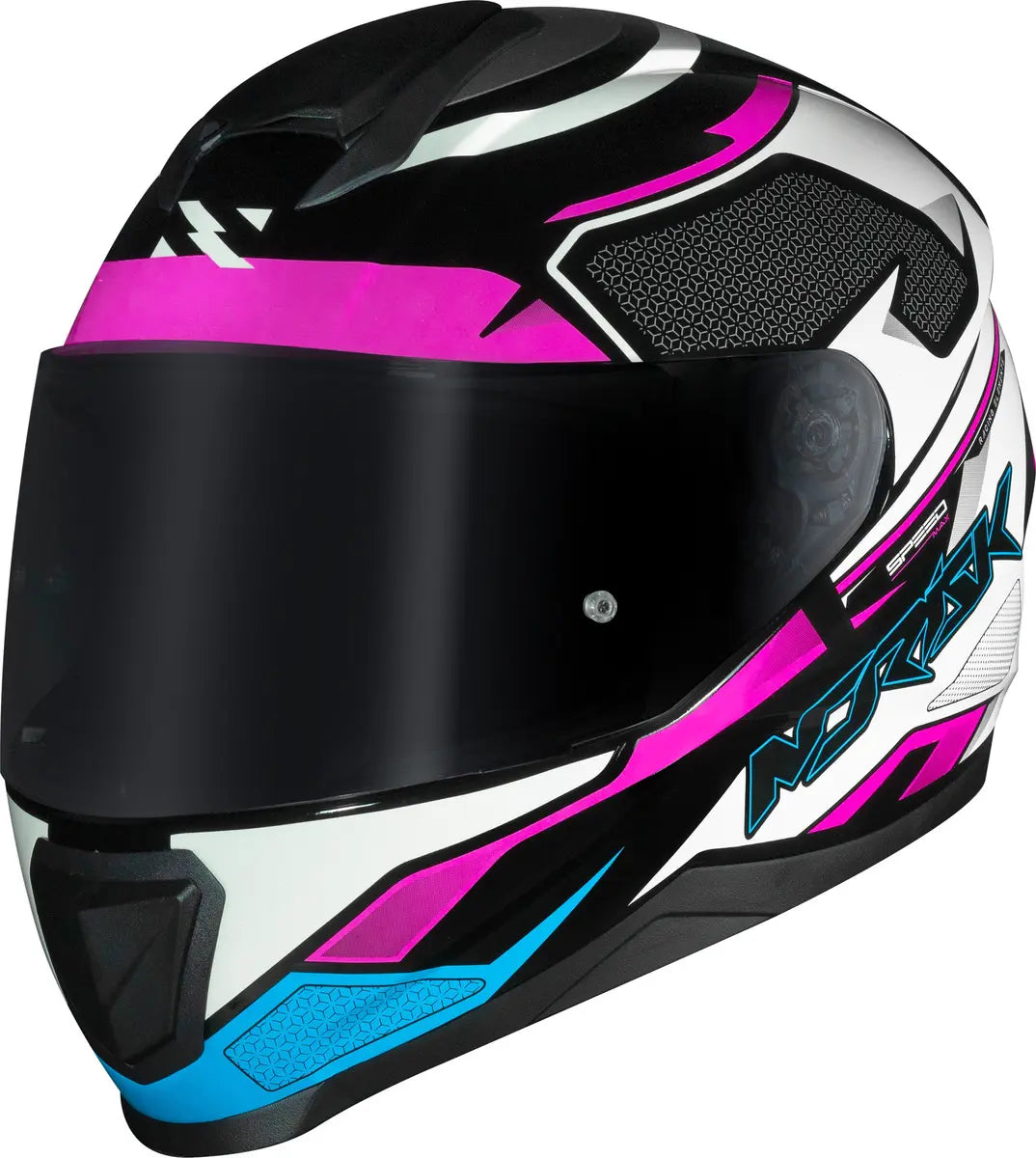 Capacete Norisk Razor Speed Max Rosa e Branco Tamanho 56 | Masculino e Feminino com Design Esportivo