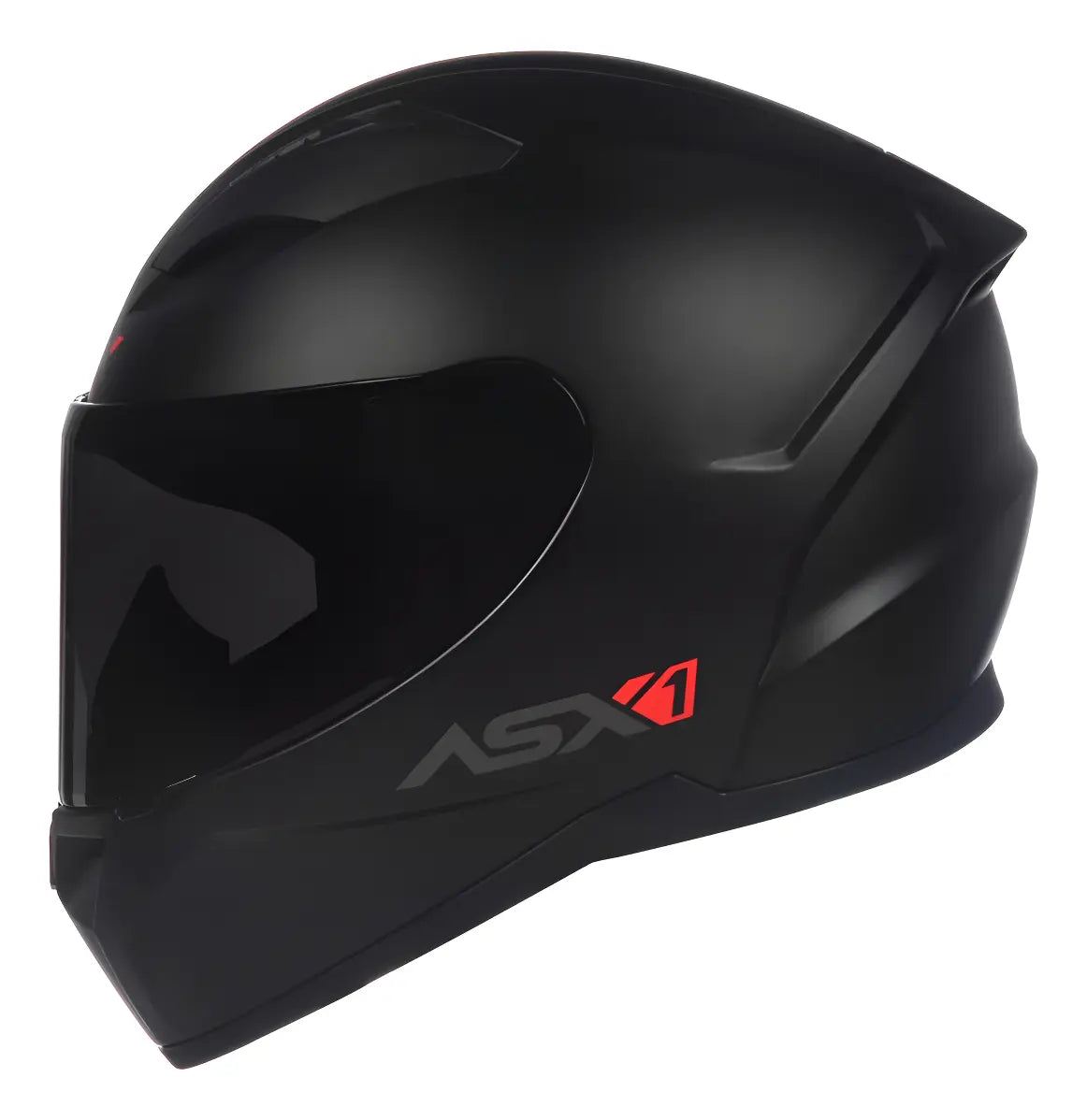 Capacete ASX City Solid Preto Fosco Fechado Tamanho 60/L | Segurança e Conforto para Moto