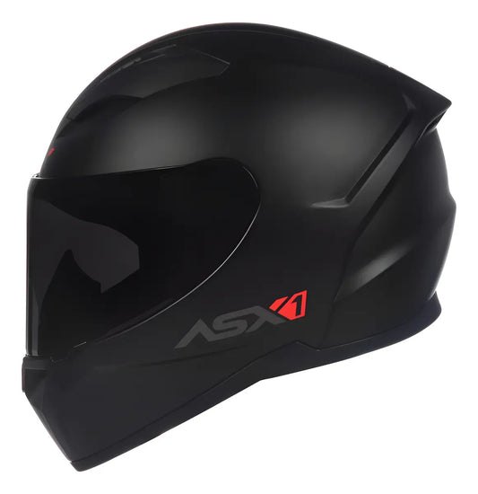 Capacete ASX City Solid Preto Fosco Fechado Tamanho 60/L | Segurança e Conforto para Moto