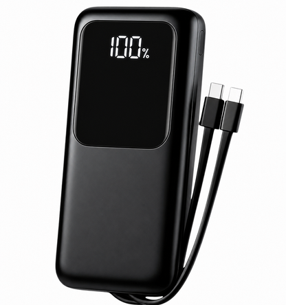 Power Bank 20.000mAh Turbo 22,5W Carregamento Rápido Universal para iPhone, Samsung, Xiaomi e Motorola