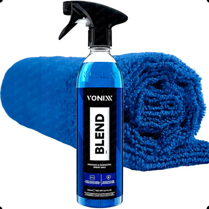 Cera Vonixx Blend 500ml com Flanela Microfibra | Proteção Duradoura e Brilho Intenso