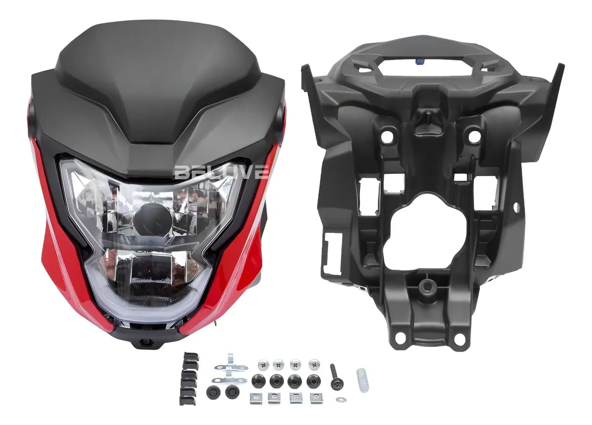 Kit Frente Farol Cg Titan Fan 160 2025 Adaptada 2014 À 2024