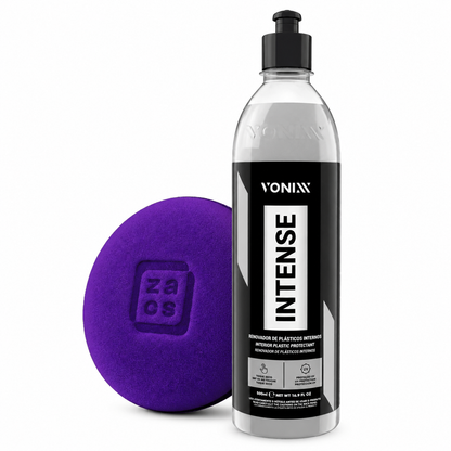 Vonixx Intense 500ml com Aplicador | Renova Carenagens e Plásticos da Moto com Acabamento Original