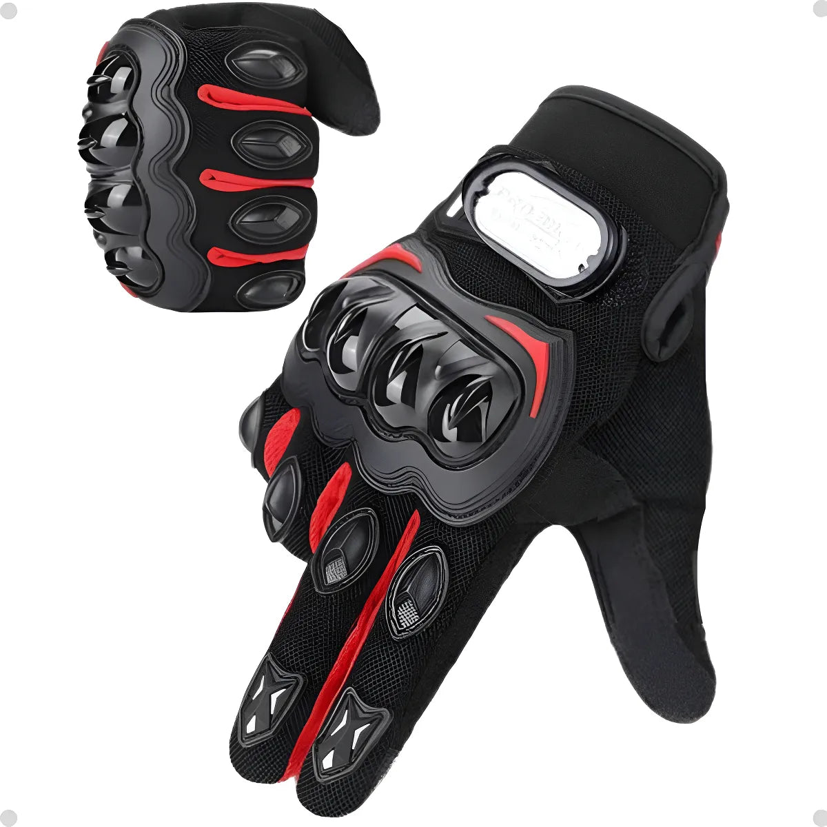 Par Luva Motoqueiro Motociclista Impermeável Proteção Moto