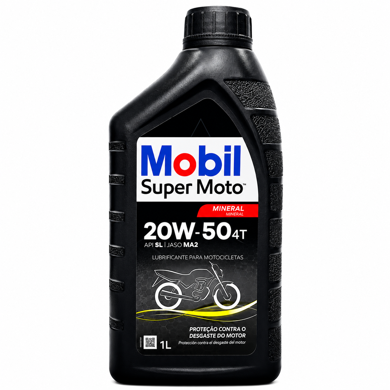 Óleo Mobil Super Moto 20W50 4T 1 Litro | Proteção e Alto Desempenho para Motos