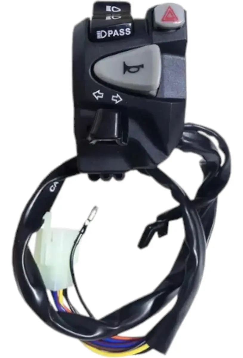 Punho de Luz NC750 para CG 160 com Pisca Alerta | Comando de Guidão Multifuncional