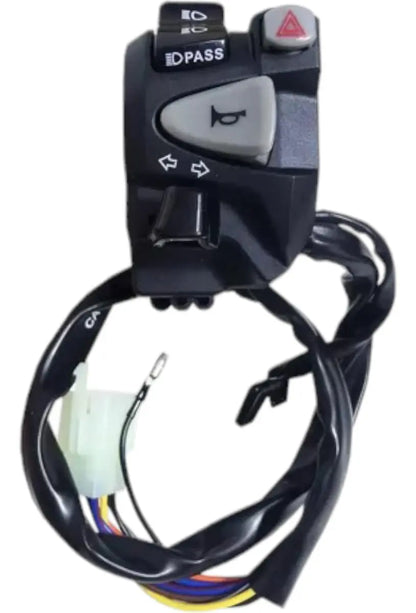 Punho de Luz NC750 para CG 160 com Pisca Alerta | Comando de Guidão Multifuncional