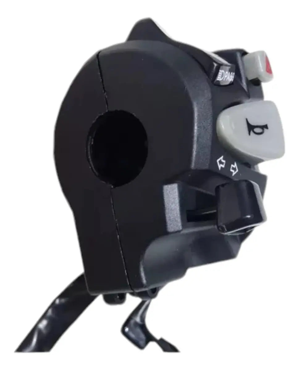 Punho de Luz NC750 para CG 160 com Pisca Alerta | Comando de Guidão Multifuncional