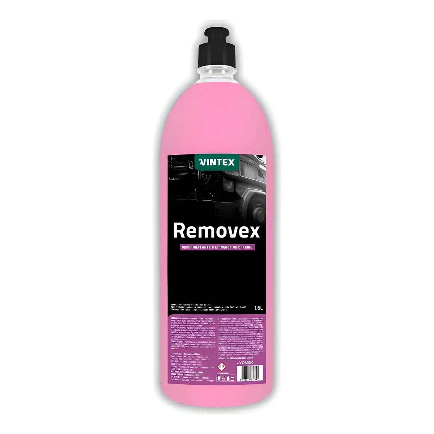 Desengraxante Removex Vintex 1,5L | Remove Graxa, Óleo e Sujeira Pesada de Chassi, Motor e Peças