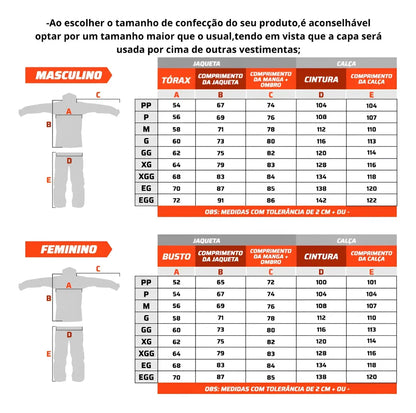 Capa Roupa Chuva Conjunto Motoqueiro Emborrachada Reforçada