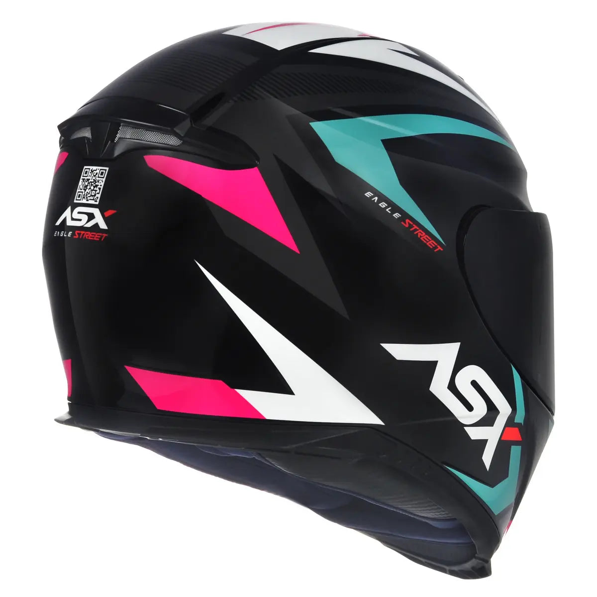 Capacete Asx Eagle Street Tifany Brilhante + Viseira Fumê