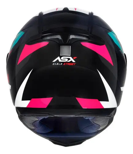 Capacete Asx Eagle Street Tifany Brilhante + Viseira Fumê